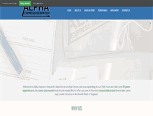 Tablet Screenshot of alphaexpress.co.uk